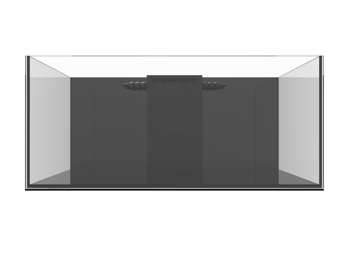 Fiji Cube 57 Gallon Shallow INT Middle Rimless Glass Tank