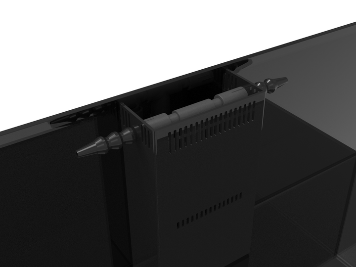 Fiji Cube 57 Gallon Shallow INT Middle Rimless Glass Tank