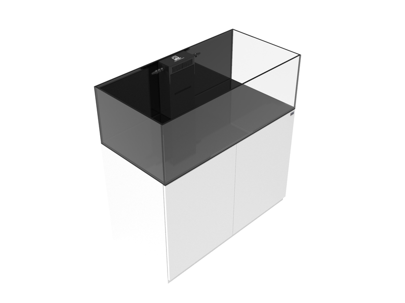 Fiji Cube 76 Gallon Shallow INT Middle Rimless Glass Aquarium Tank Package