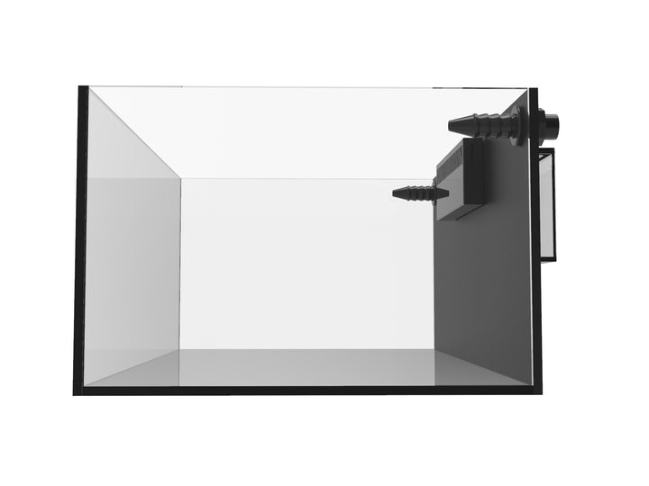 Fiji Cube 57 Gallon Shallow External Overflow Rimless Tank