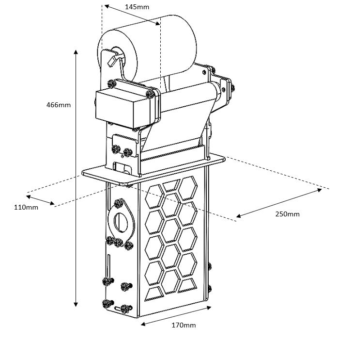 Fiji Cube Automatic Roller Filter System (Model ARF-20 Gen 1.5)