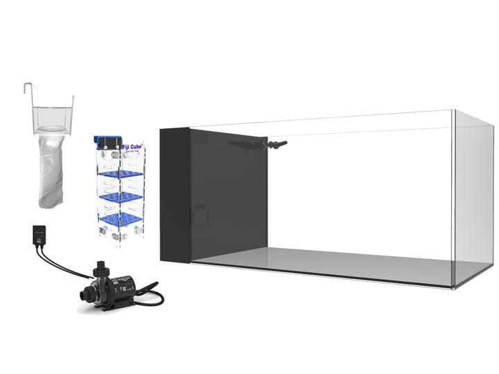 Fiji Cube 38 Gallon Peninsula Rimless AIO Glass Nano Tank - PRO Series