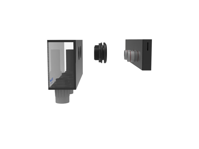 Fiji Cube Low Profile External Overflow Box 2400GPH