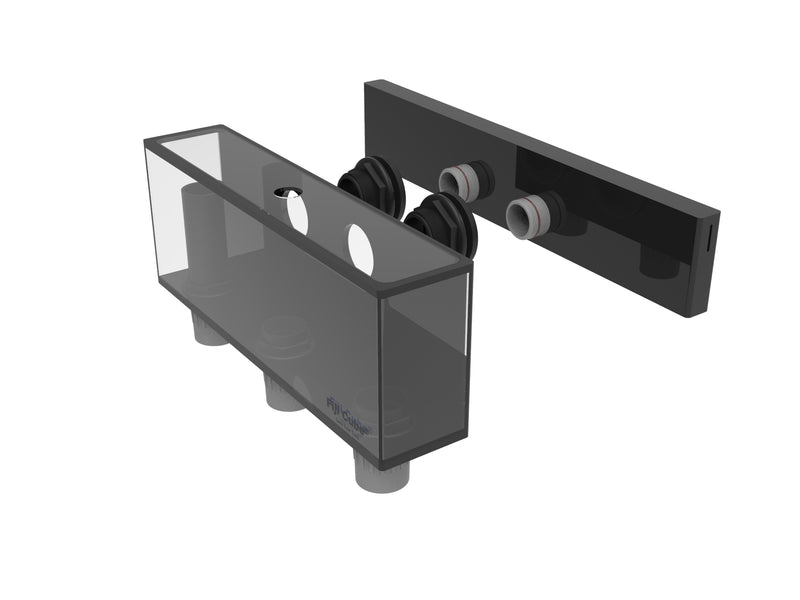Fiji Cube Low Profile External Overflow Box 2400GPH