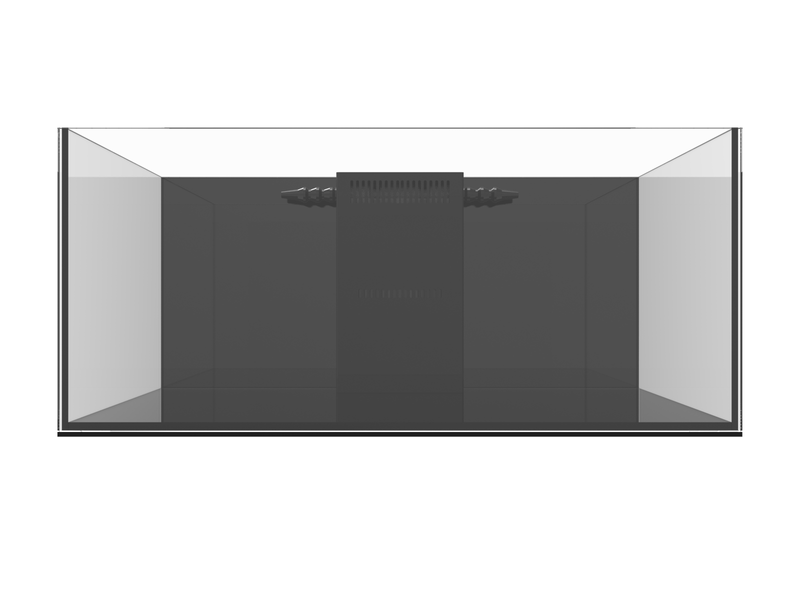 Fiji Cube 57 Gallon Shallow INT Middle Rimless Glass Tank