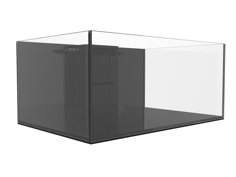 Fiji Cube 57 Gallon Shallow INT Middle Rimless Glass Tank
