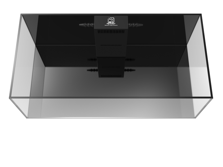 Fiji Cube 76 Gallon Shallow INT Middle Rimless Glass Tank