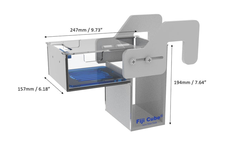 Fiji Cube Single 4" Diameter Quiet Filter Sock Holder 2nd Gen